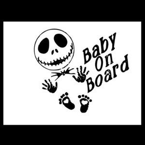 Baby On Board Car Decal 5 inch design